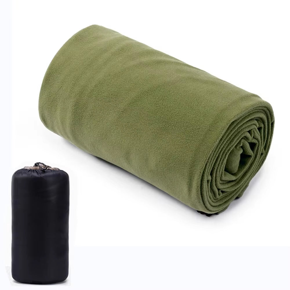 Cozy Fleece Sleeping Bag Liner - Portable and Warm for Camping, Backpacking & Travel