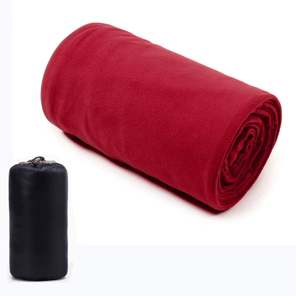 Cozy Fleece Sleeping Bag Liner - Portable and Warm for Camping, Backpacking & Travel