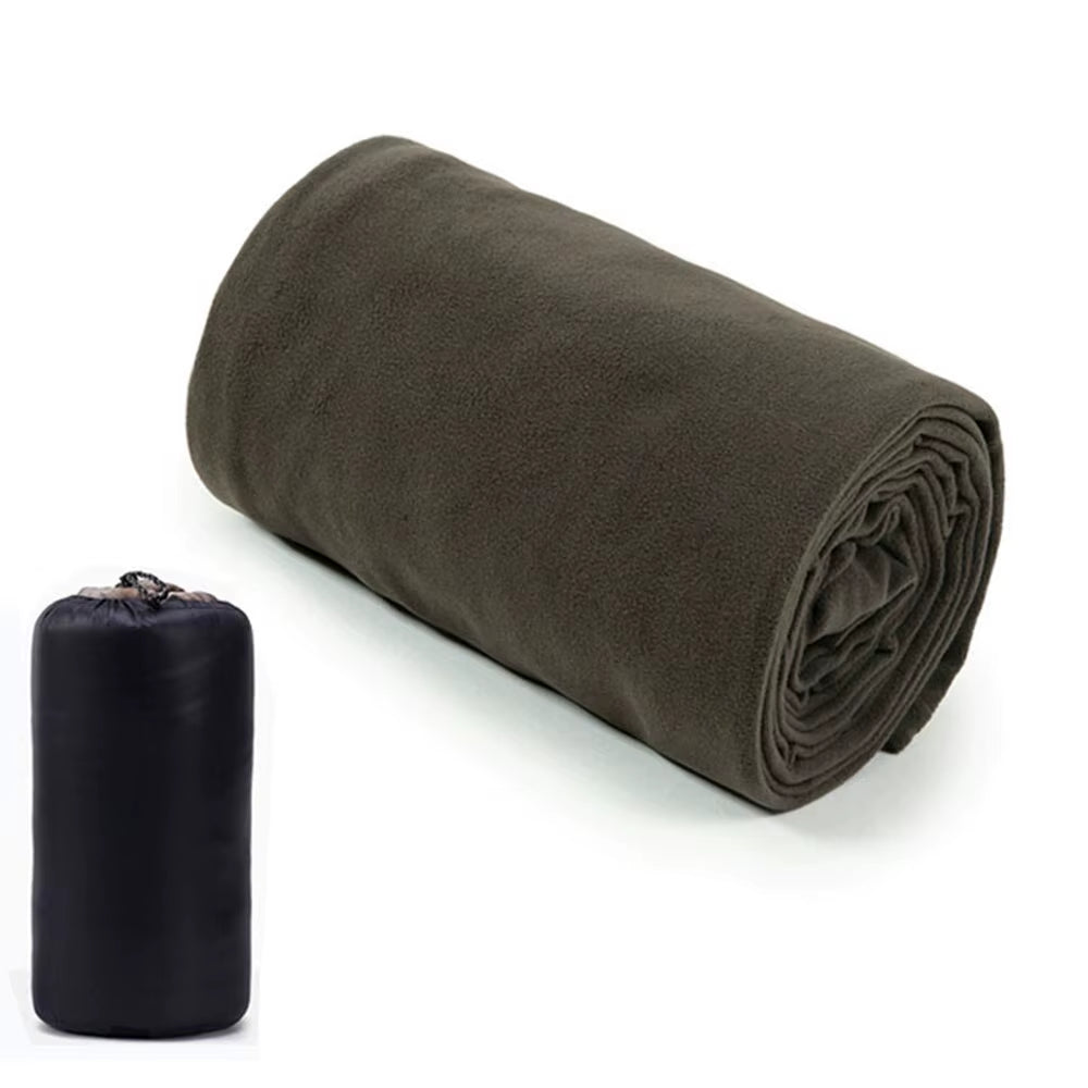 Cozy Fleece Sleeping Bag Liner - Portable and Warm for Camping, Backpacking & Travel