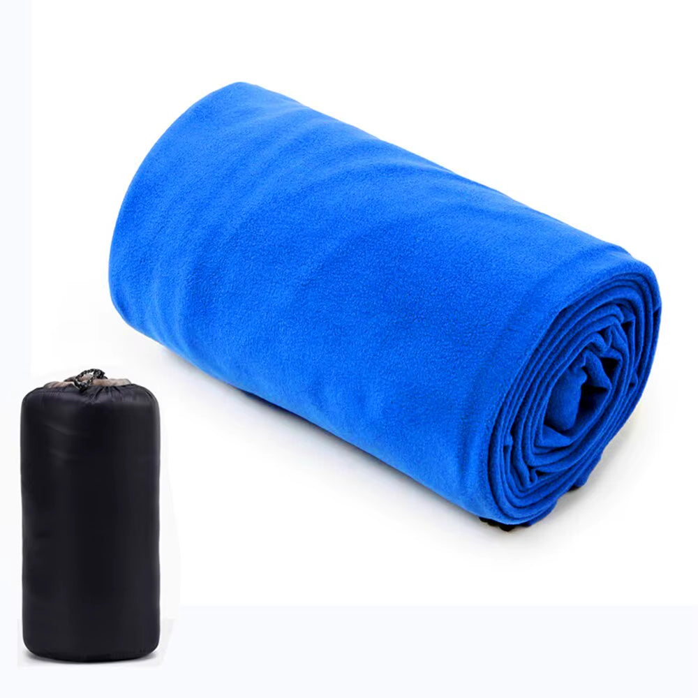 Cozy Fleece Sleeping Bag Liner - Portable and Warm for Camping, Backpacking & Travel