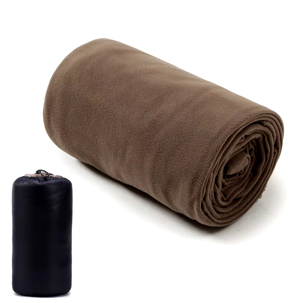 Cozy Fleece Sleeping Bag Liner - Portable and Warm for Camping, Backpacking & Travel