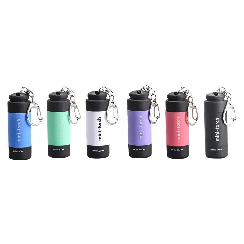 USB Rechargeable Waterproof LED Keychain Flashlight