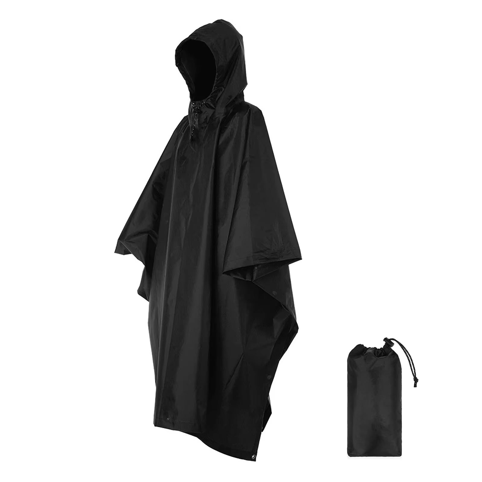 3-in-1 Outdoor Poncho: Raincoat, Blanket & Shelter