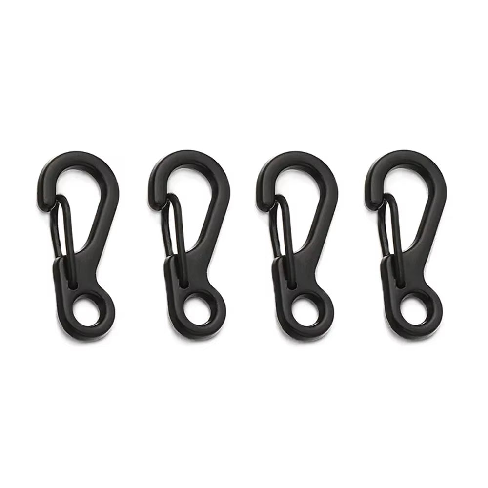 4/10Pcs Carabiner D-Ring Key Chain Spring Clips Mini Aluminium Alloy Hang Buckle Survival EDC Gear Outdoor Camping Keyring Tool