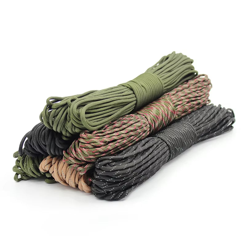 Durable 550 Paracord - 7 Core Strand, 4mm Diameter - Essential for Camping, Hiking, and Survival