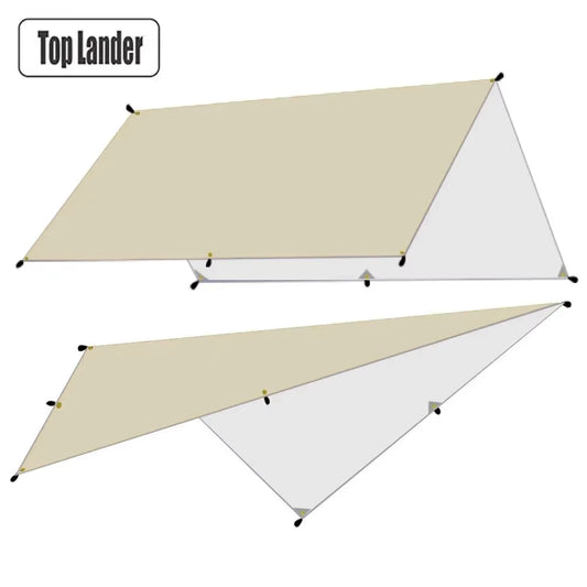 Ultralight Tarp Shelter with Sunshade